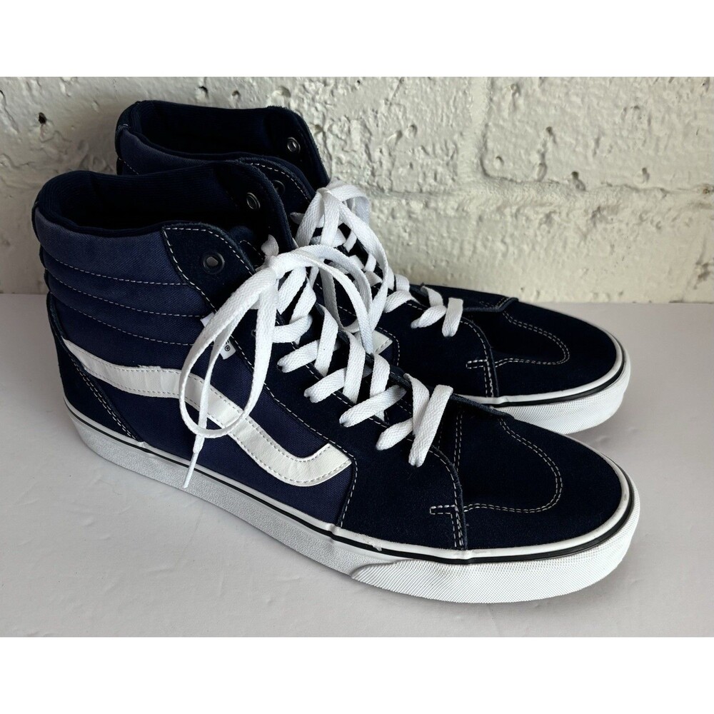 Vans Sk8-Hi Midnight Blue Men’s Size  10.5 Excellent Condition
